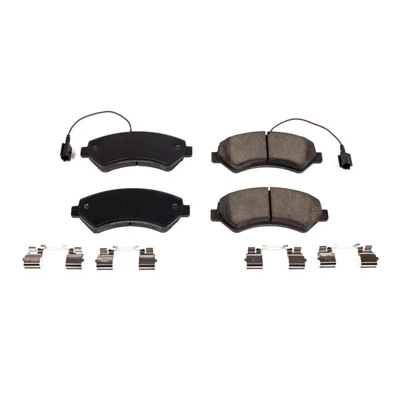 17-1540 – POWERSTOP Brake Pad, FMSI Number D1540 Ceramic Brake Pads Set Of 4 With Premium Stainless Steel Hardware